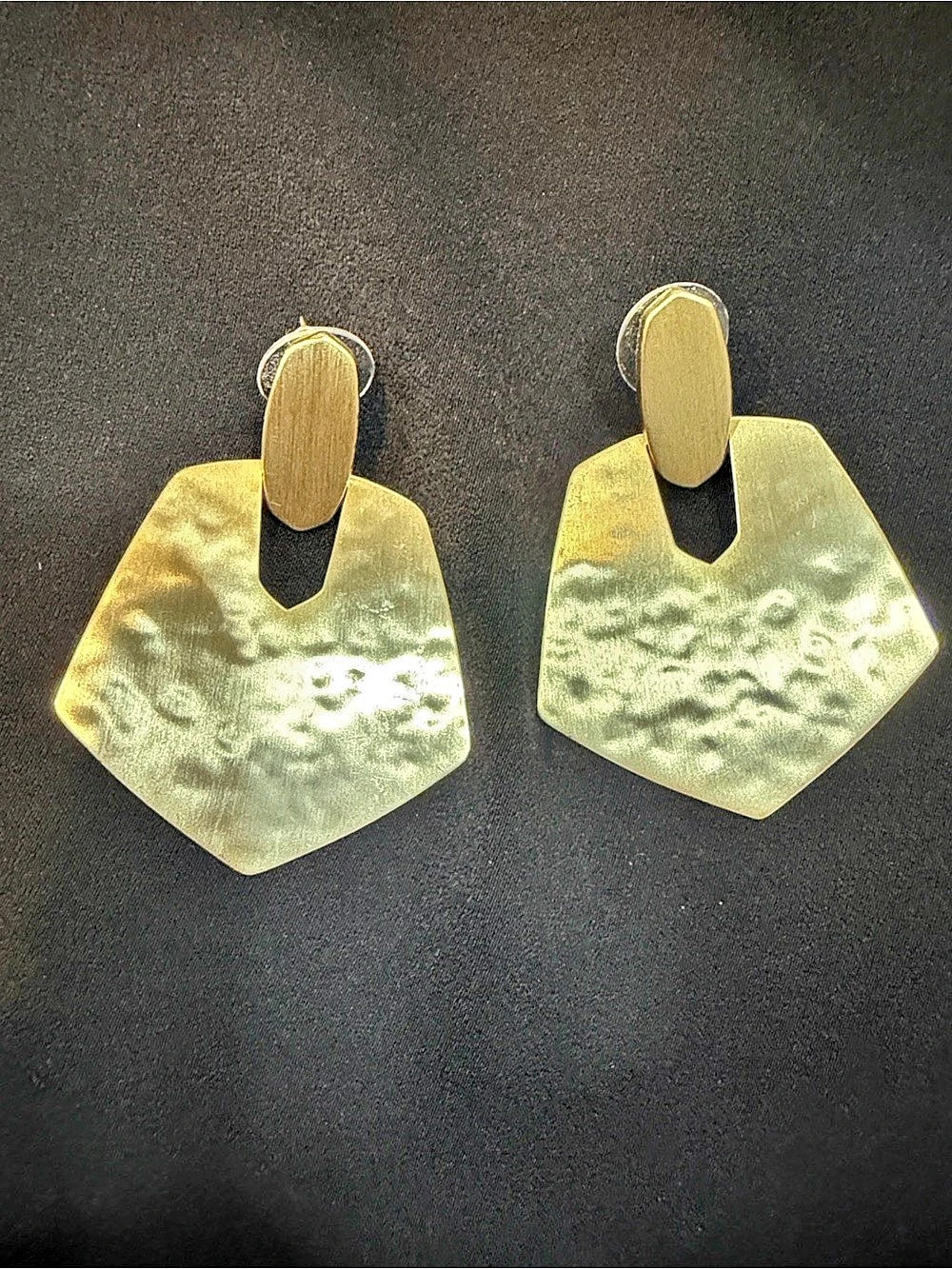 Kendra Scott Paxton Drop Earrings Geometric Gold